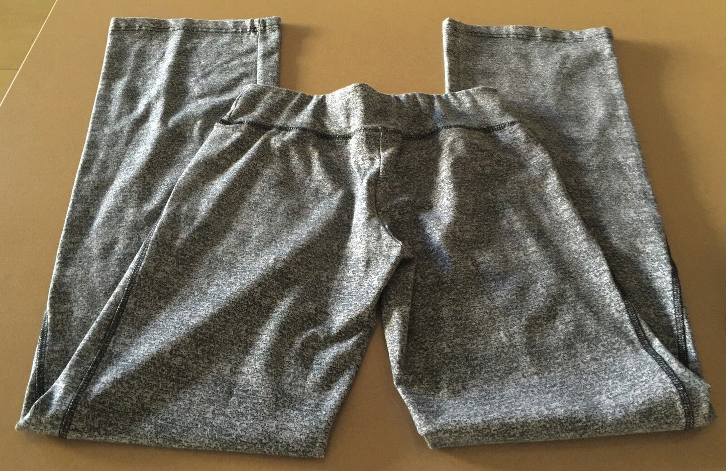 ELITE Leggings Grey & Black Stretch Straight Leg Activewear Pants Gym Size 8