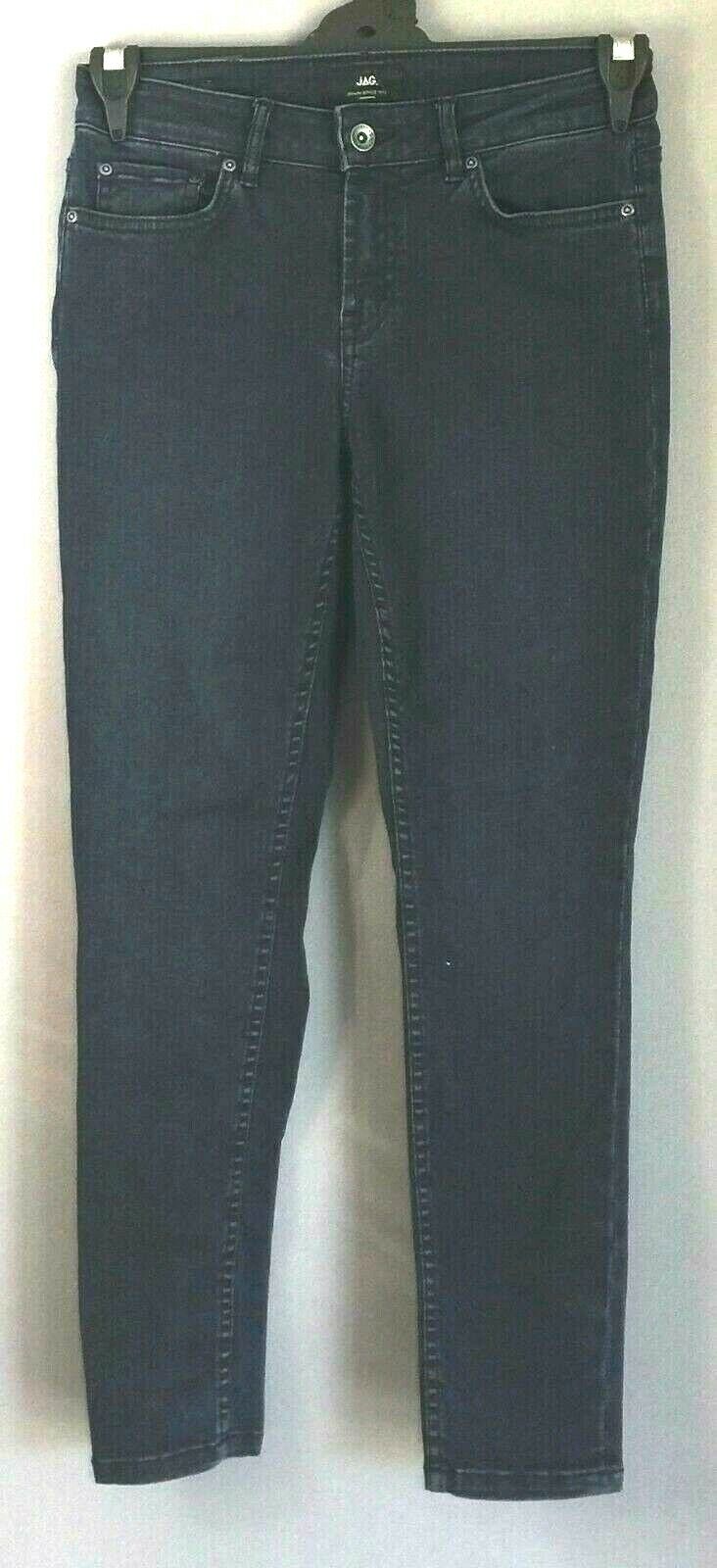 Size 8 Jeans JAG "The Leah" Mid Rise Slim Flare Blue Denim  Ladies 26in Vintage