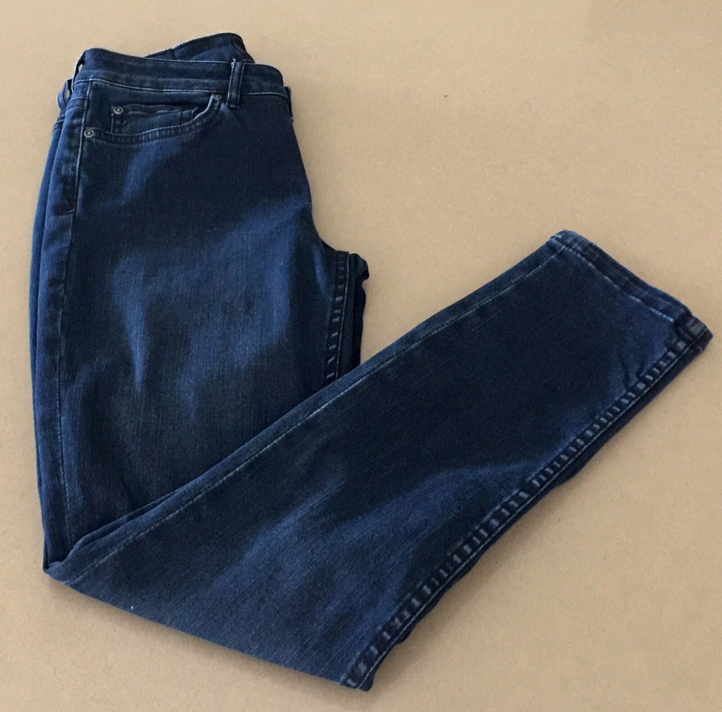 Size 8 Jeans JAG "The Leah" Mid Rise Slim Flare Blue Denim  Ladies 26in Vintage