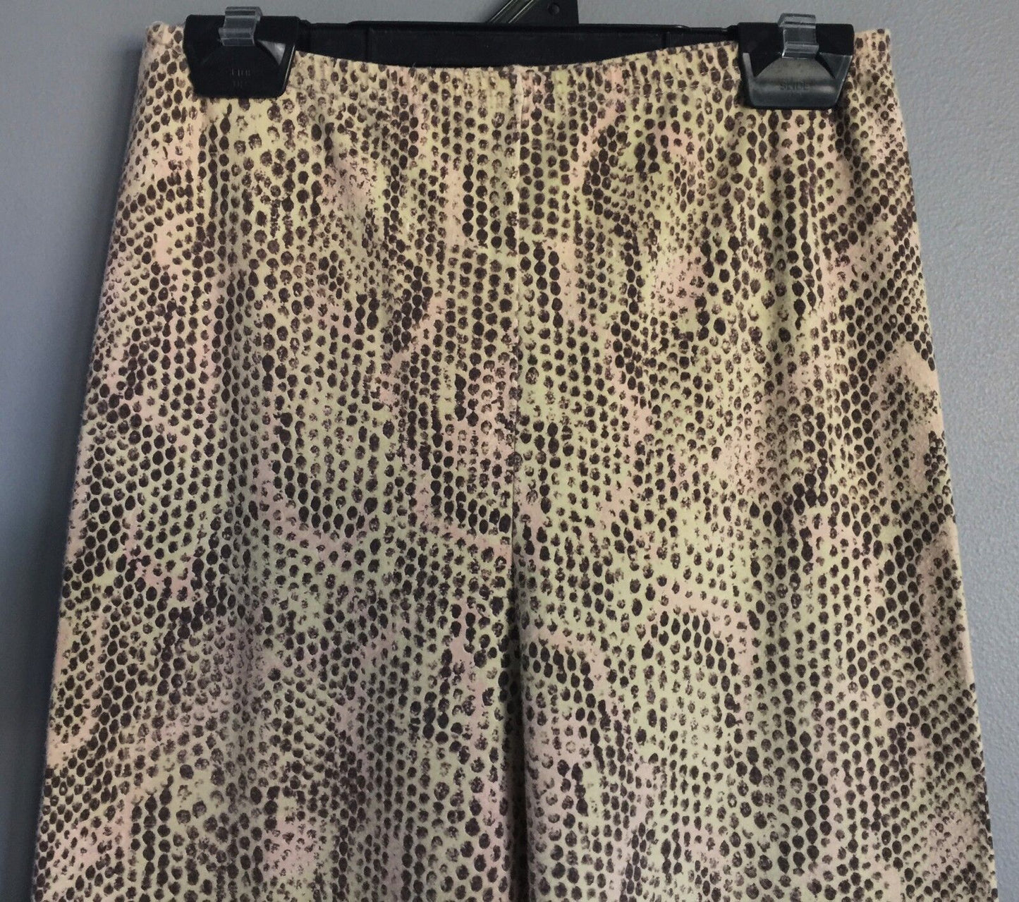 TONY YELDHAM Python Print Stretch Leggings Pants Size S  8 - 10 Unique Designer