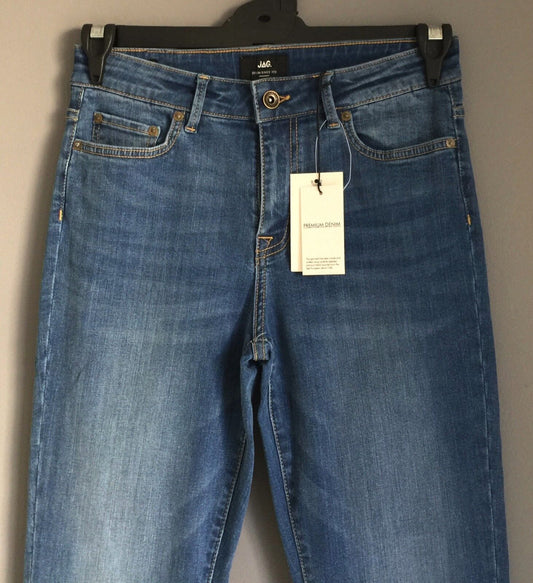 JAG "The Rosie" Jeans High Rise Skinny Leg Ankle Grazer Size 8 Stretch 26in NEW