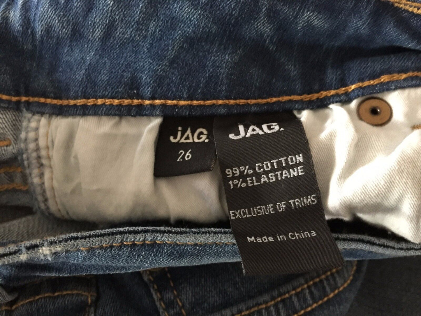 JAG "The Rosie" Jeans High Rise Skinny Leg Ankle Grazer Size 8 Stretch 26in NEW