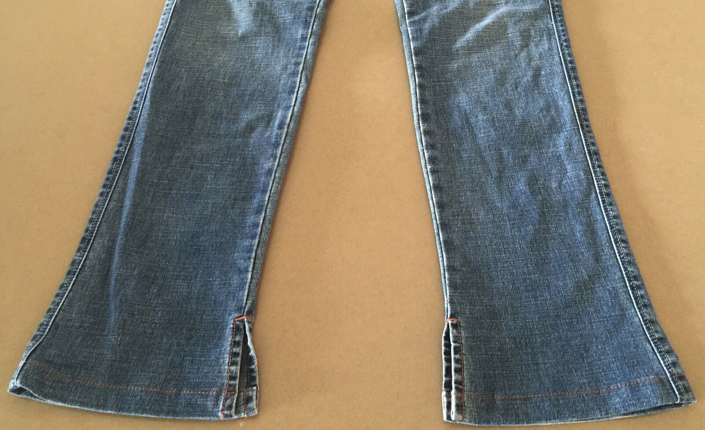 DIESEL Blue Denim Size 7 Jeans 7/8 Length Straight Leg Ladies 28in Vintage