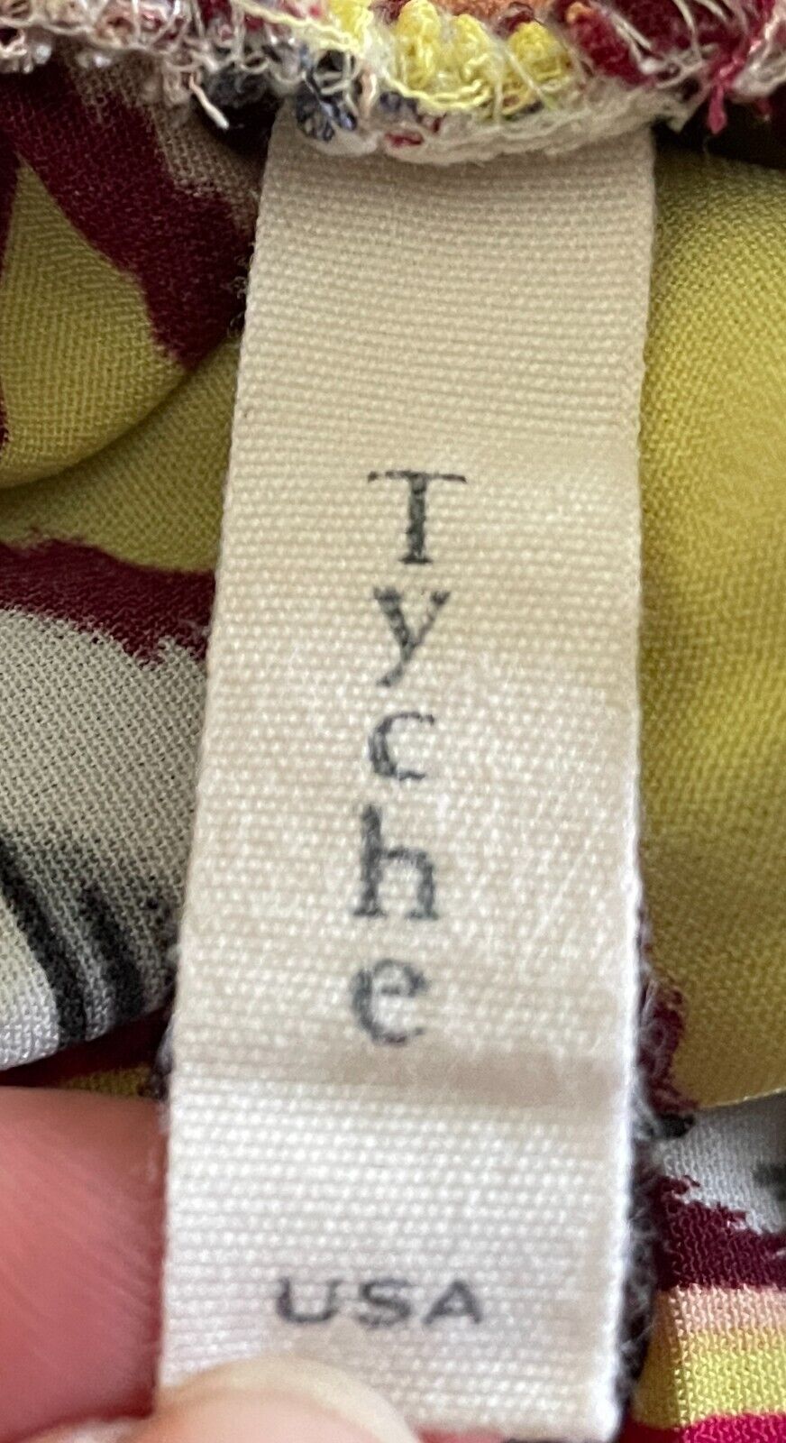 TYCHE Shorts Elastic Waist MultiColoured Loud Print  Size 10