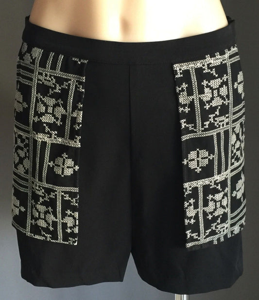 BLUEJUICE Shorts Black High Waist Ladies Size 10 NEW