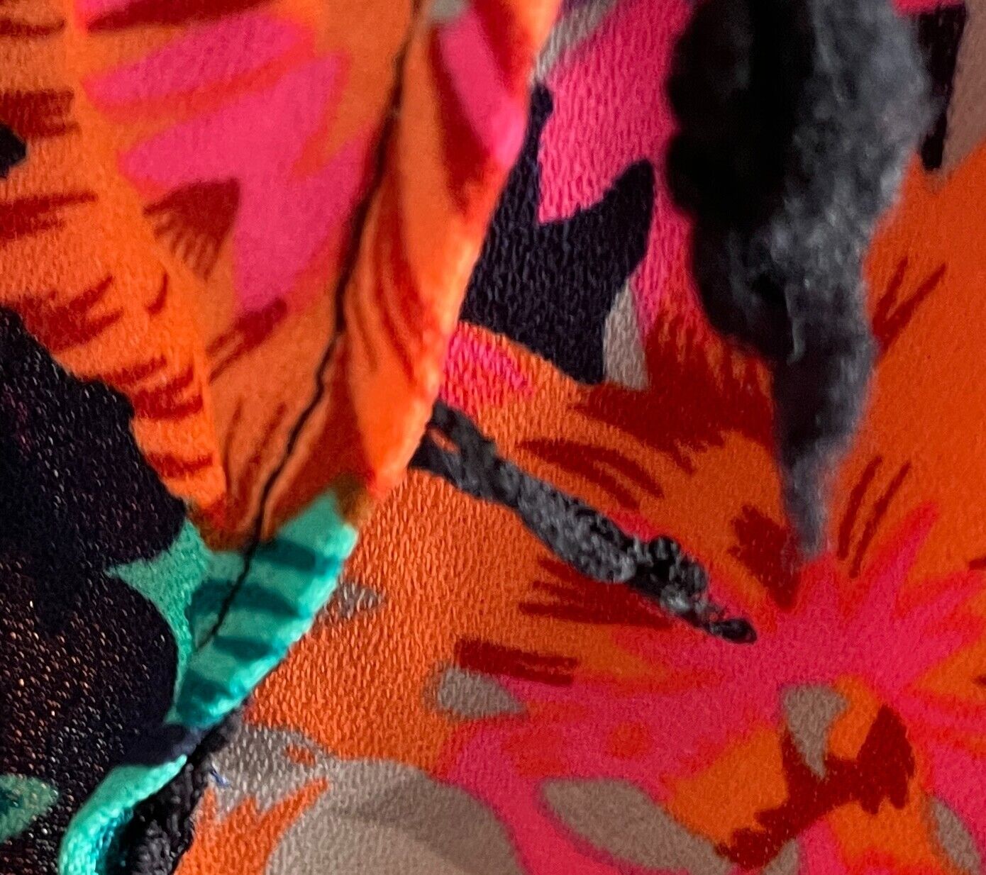 ICE FASHION Wrap Shorts Black Multicoloured Floral Elastic Waist Pom Pom Sz L 10