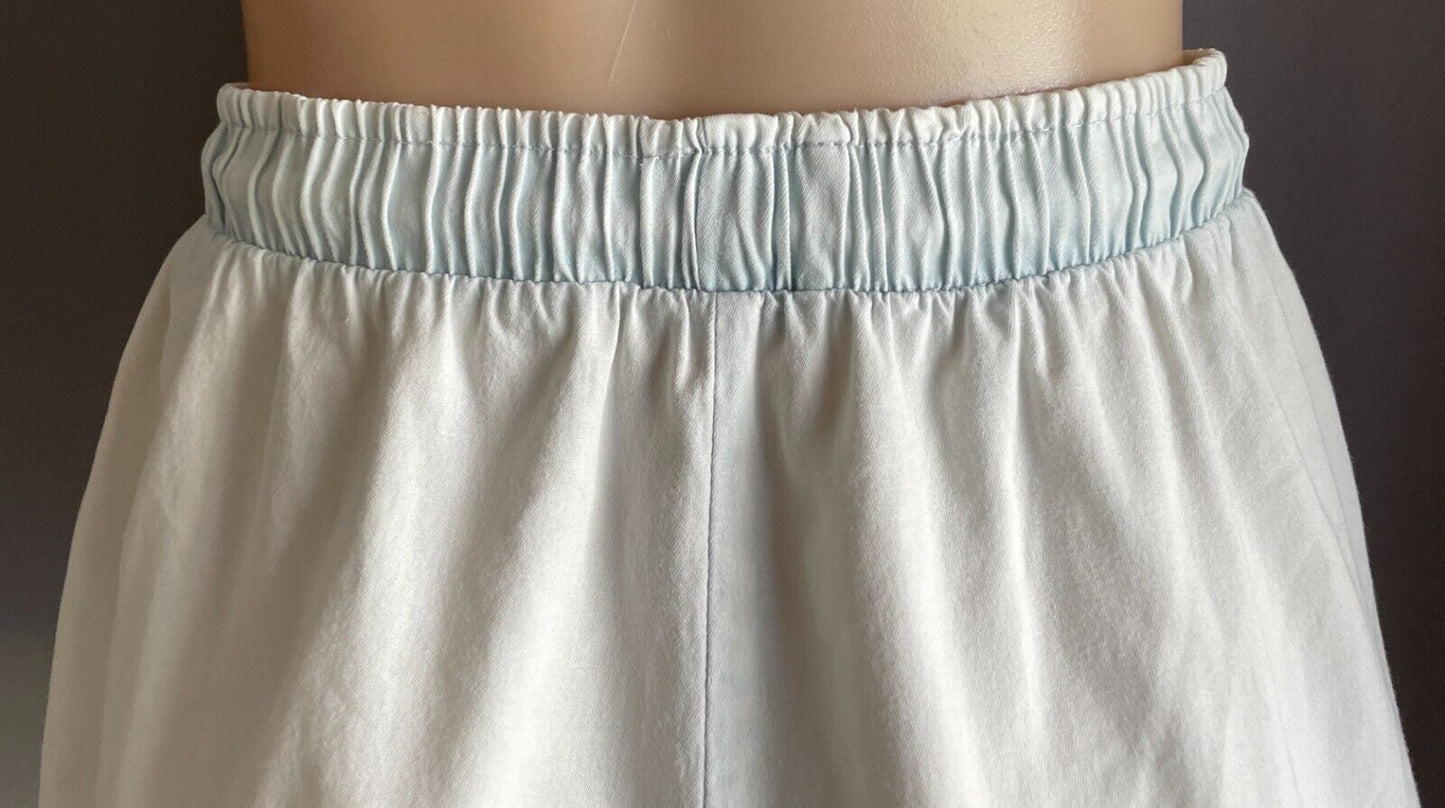 COTTON ON Shorts Elastic Drawstring Waist Faded Chambray Cotton Size 12