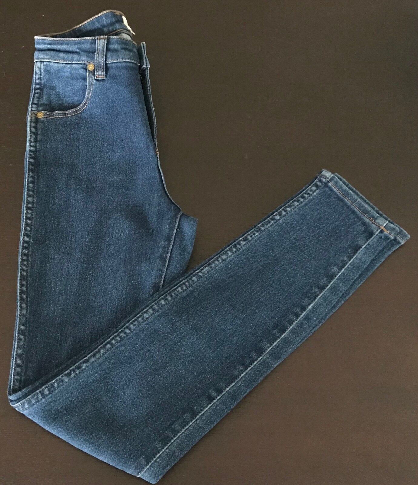 ROLLA'S "Westcoast" Super Skinny Ankle Blue Denim Jeans Size 25R 7R ROLLAS