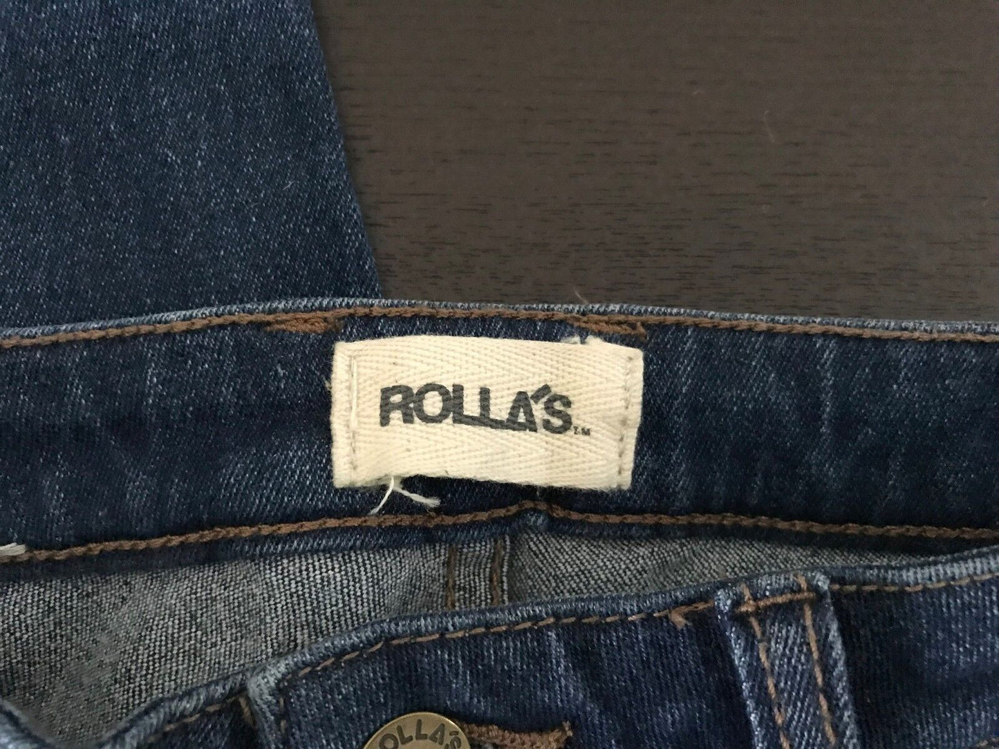 ROLLA'S "Westcoast" Super Skinny Ankle Blue Denim Jeans Size 25R 7R ROLLAS