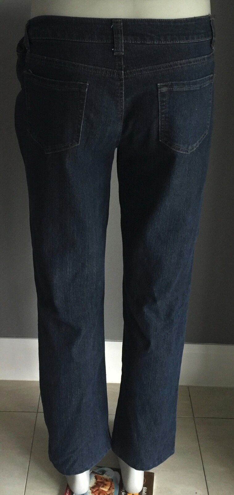 Size 16 Jeans NOW  Blue Denim Straight Leg Jeans Ladies Casual Basic