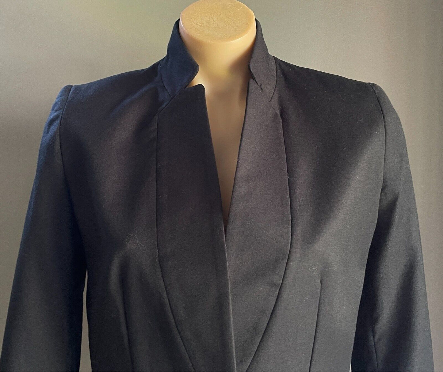 STELLA McCARTNEY Collab TARGET Blazer Jacket Black Size 10 Wool Long Sleeves