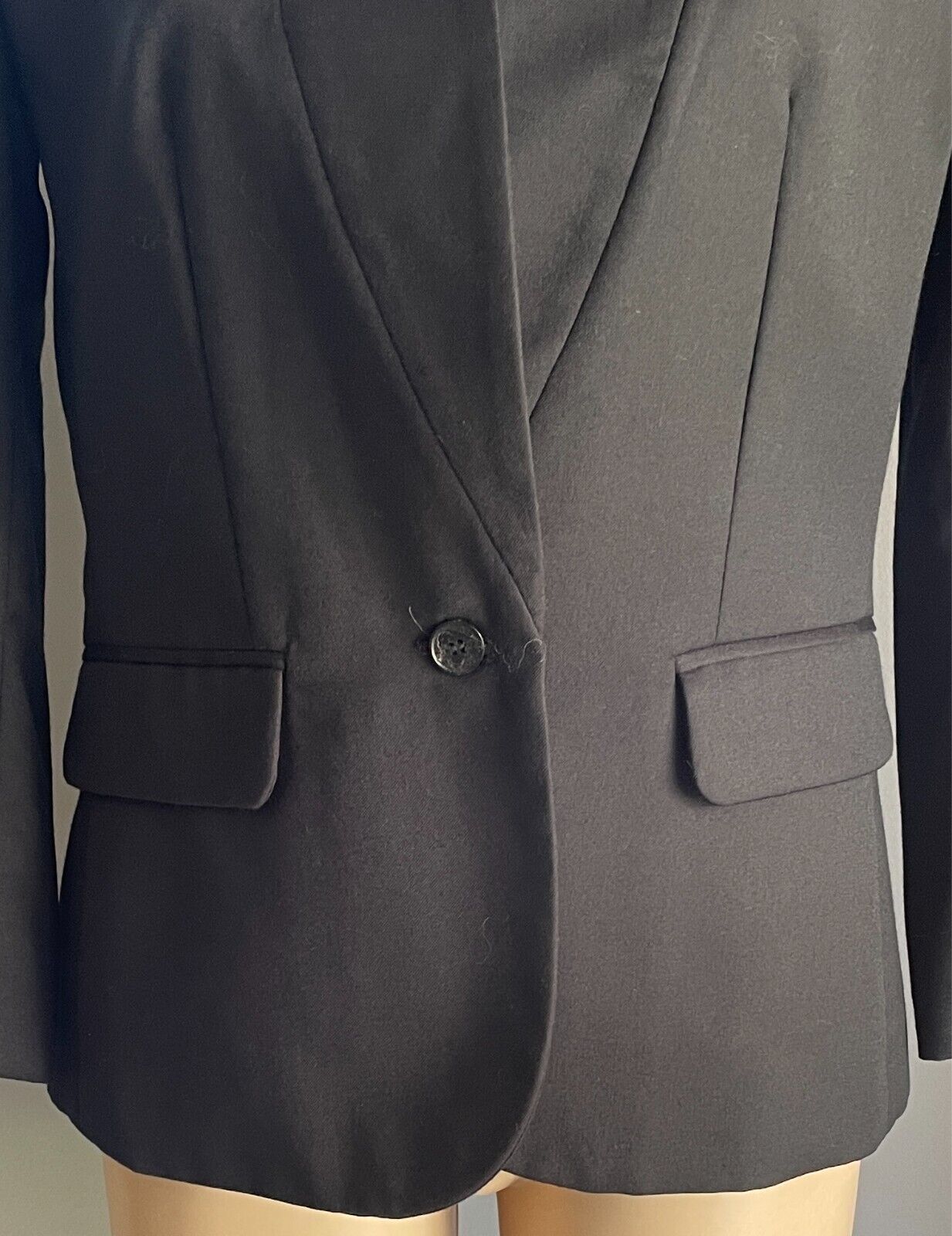 STELLA McCARTNEY Collab TARGET Blazer Jacket Black Size 10 Wool Long Sleeves