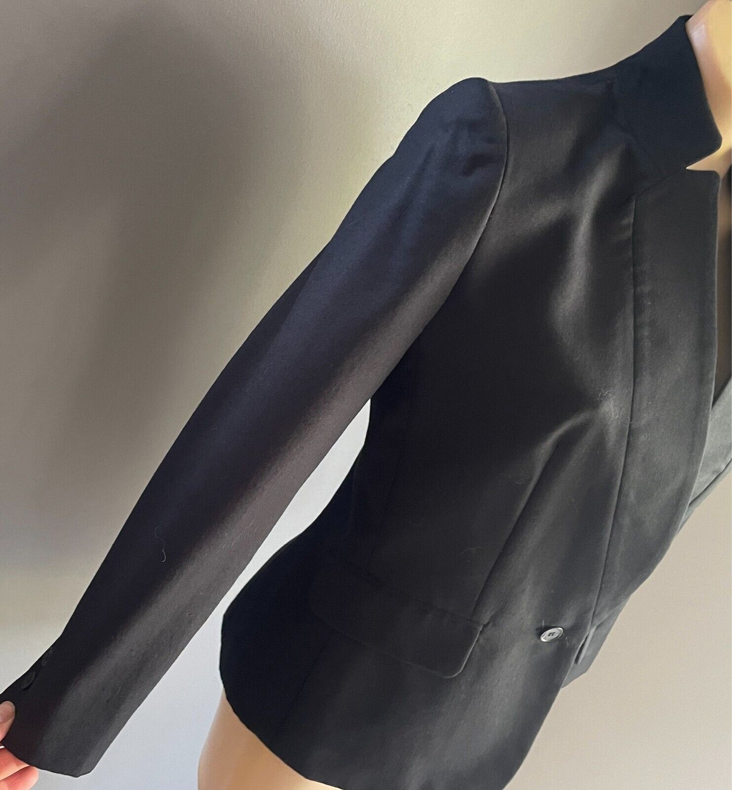 STELLA McCARTNEY Collab TARGET Blazer Jacket Black Size 10 Wool Long Sleeves