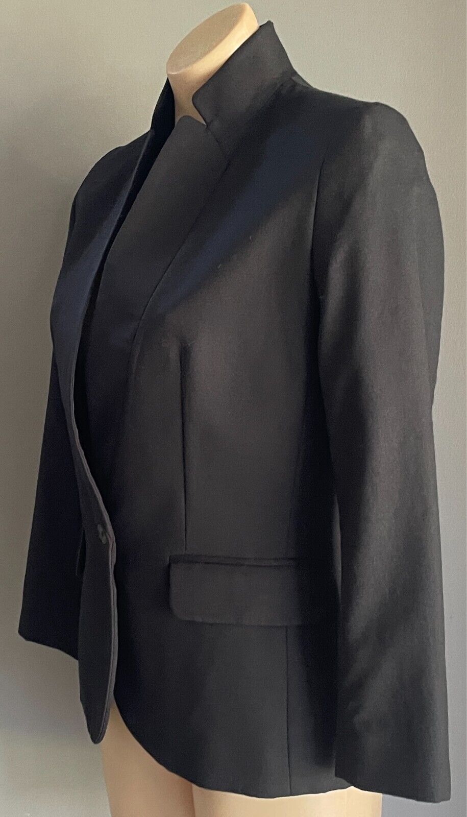 STELLA McCARTNEY Collab TARGET Blazer Jacket Black Size 10 Wool Long Sleeves