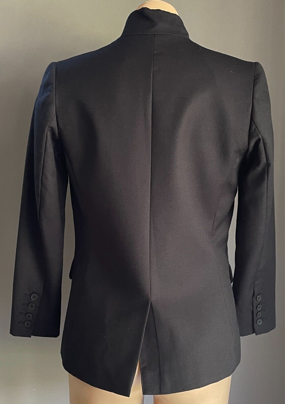 STELLA McCARTNEY Collab TARGET Blazer Jacket Black Size 10 Wool Long Sleeves