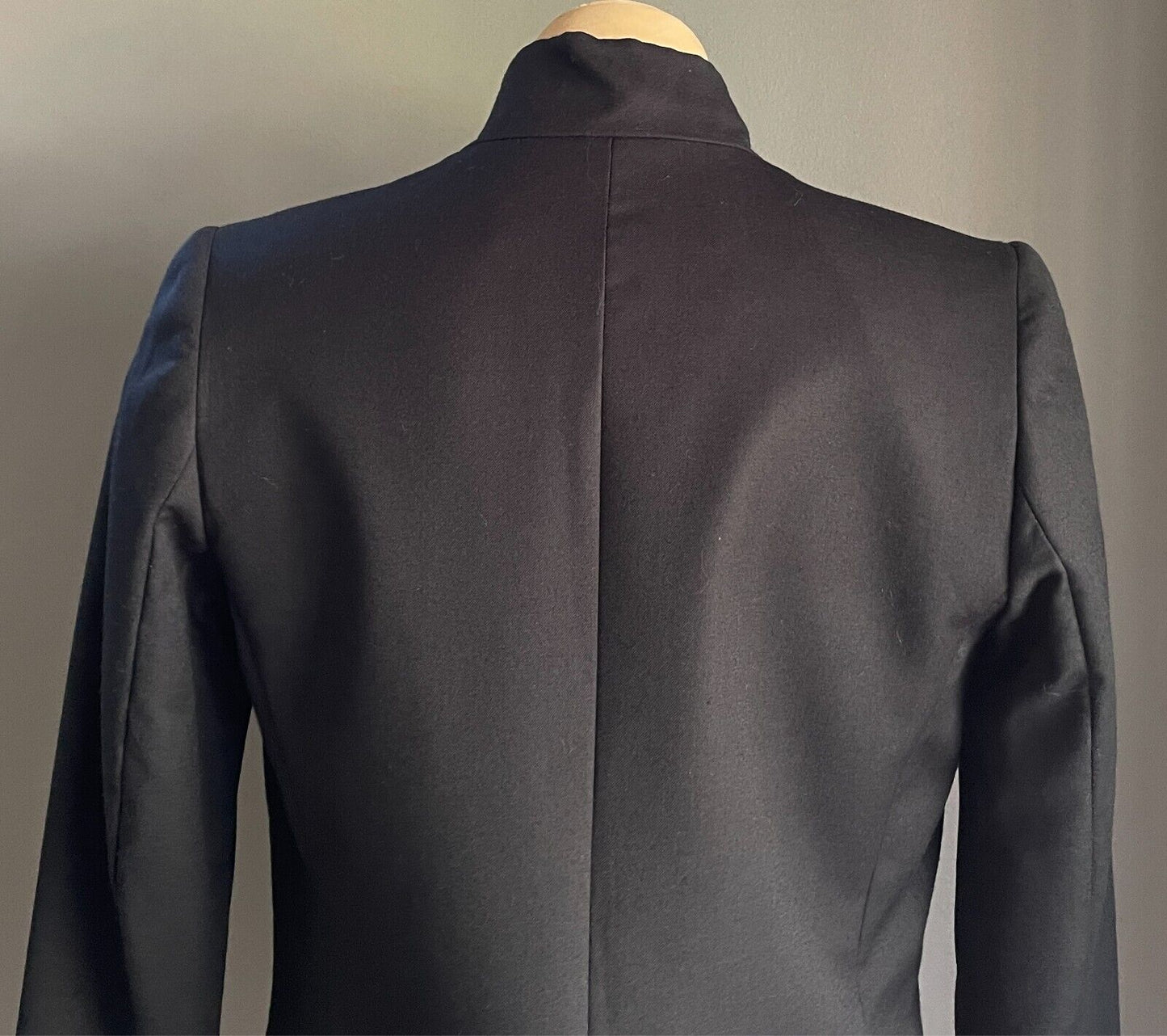STELLA McCARTNEY Collab TARGET Blazer Jacket Black Size 10 Wool Long Sleeves