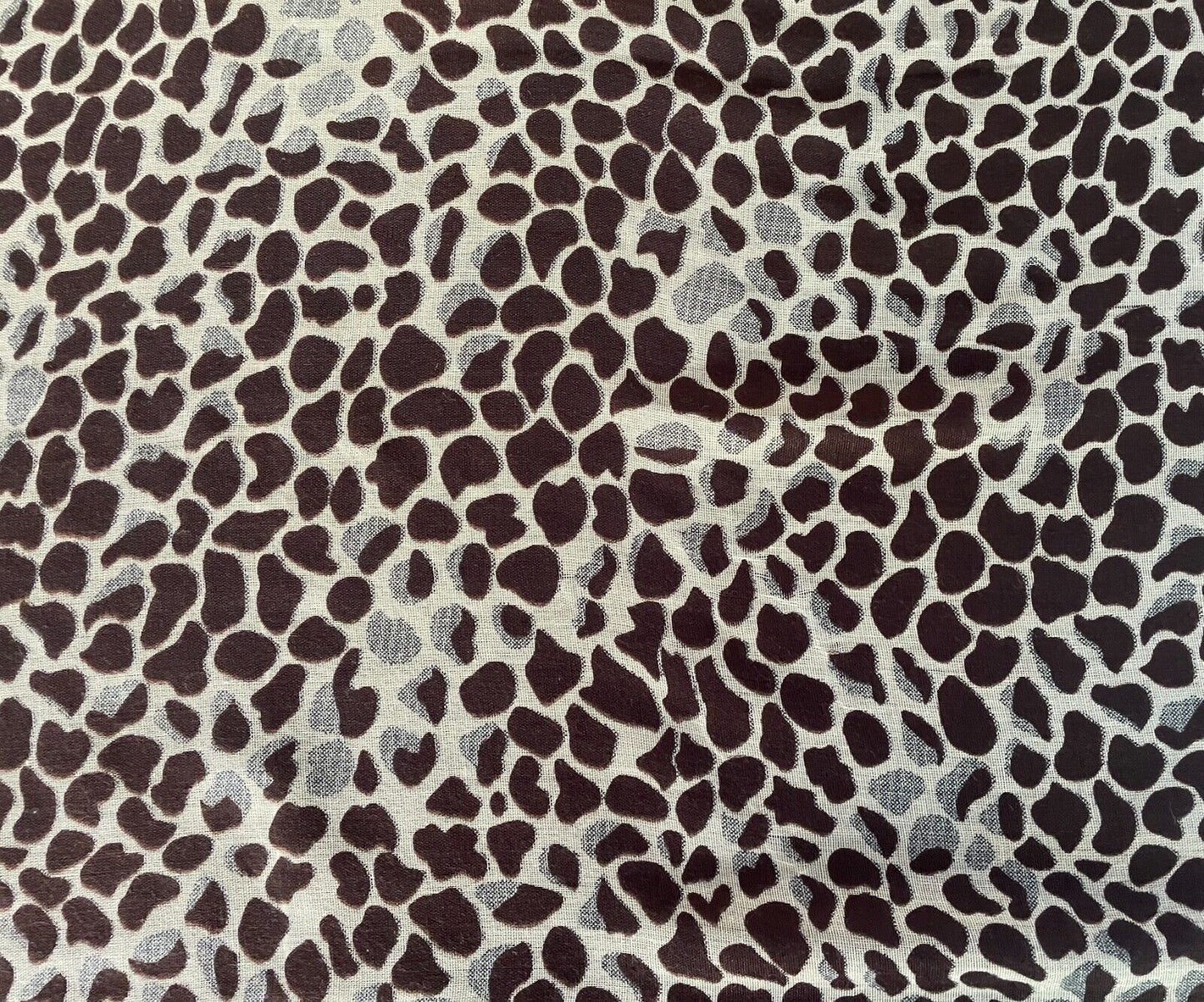 Large Neck SCARF Brown & Beige Giraffe Animal Rectangle Wrap Shawl Lightweight