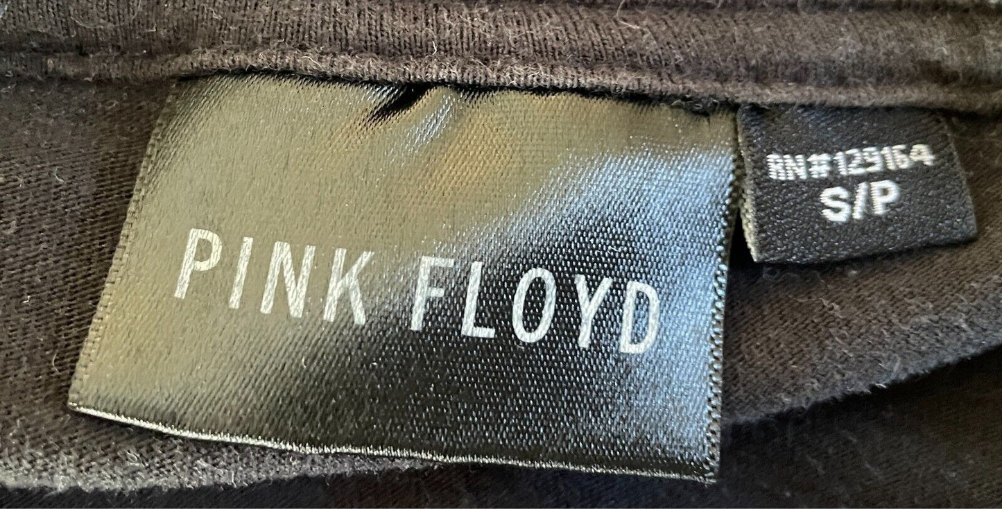 COTTON ON Pink Floyd Black Cotton T-Shirt Sun Dial Multicolour Print Size S