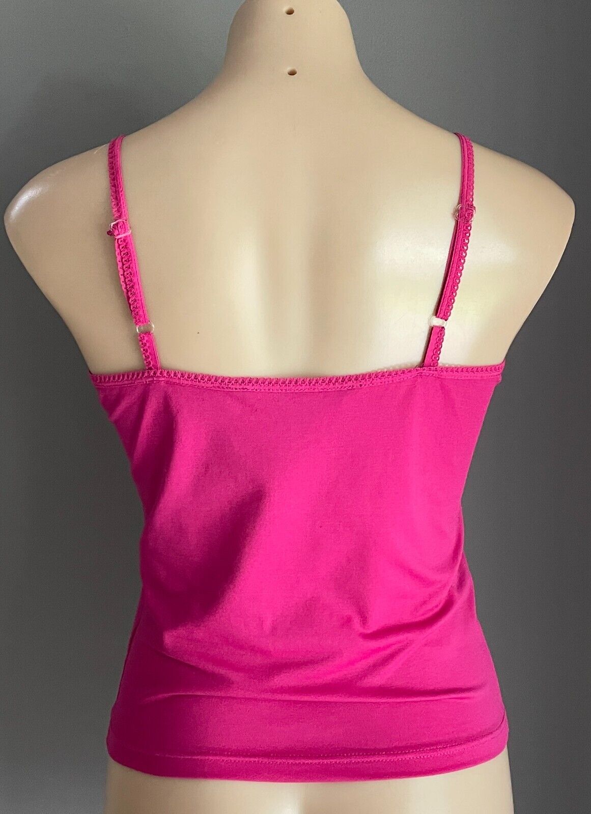 ENDLESS SPIRIT Cami Top Cerise Red Adjustable Spaghetti Strap Size M 10 12 NEW