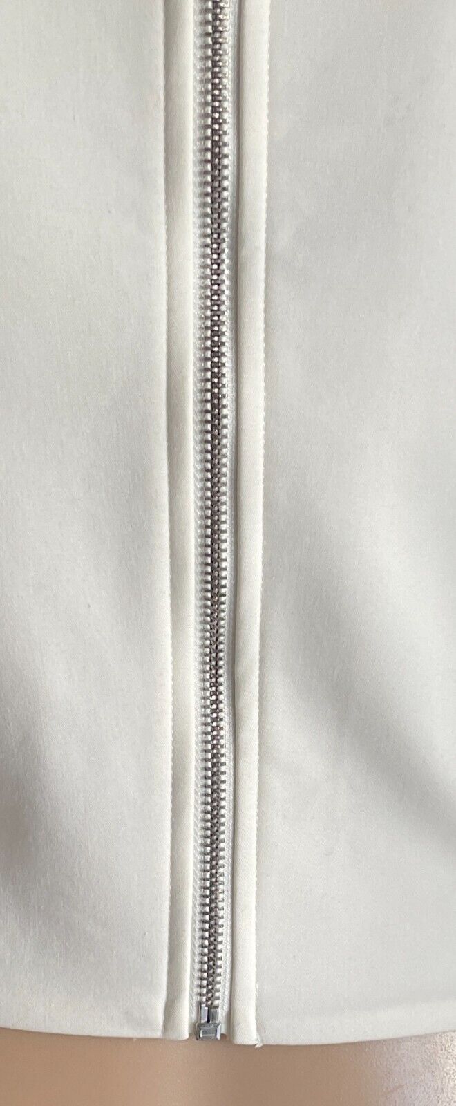 MYTH CONCEPTION Off White Choker Neck Crop Top Size M 10 Deep V Neck NEW