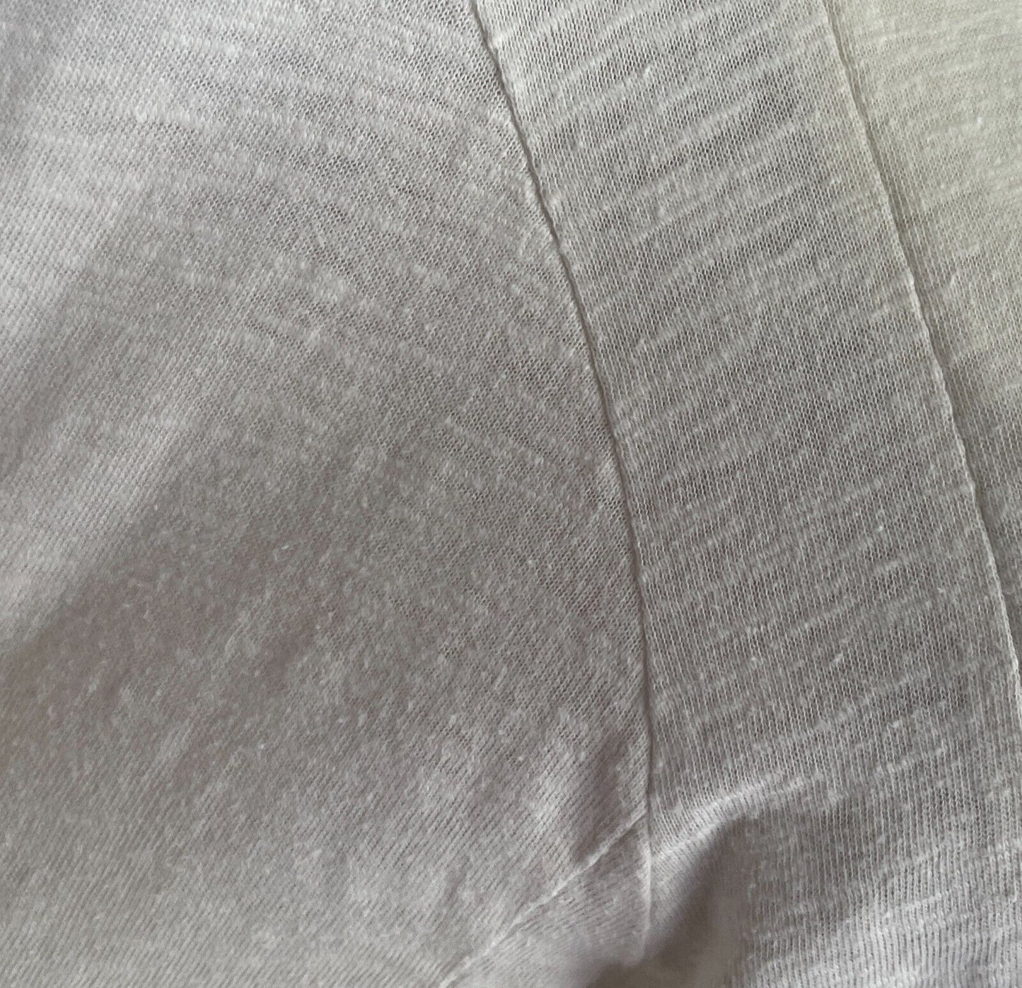 AMERICAN VINTAGE Jacket Off White Zip Front Lightweight Cotton Soft Size L 12