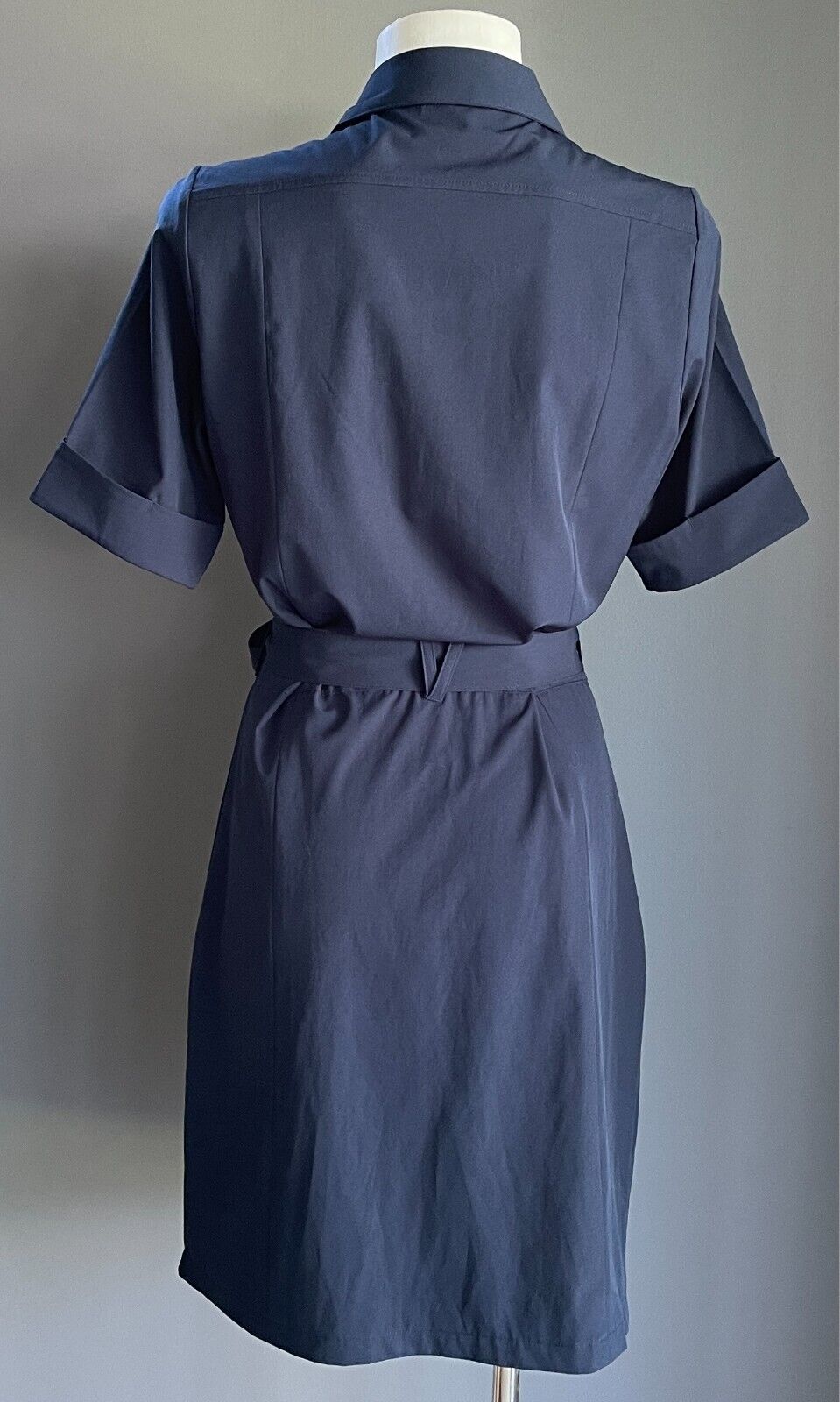 OUTDOOR PERFORMANCE BY TCHIBO  Dress Navy Short Sleeve Size 36 AU 8 Waist Tie