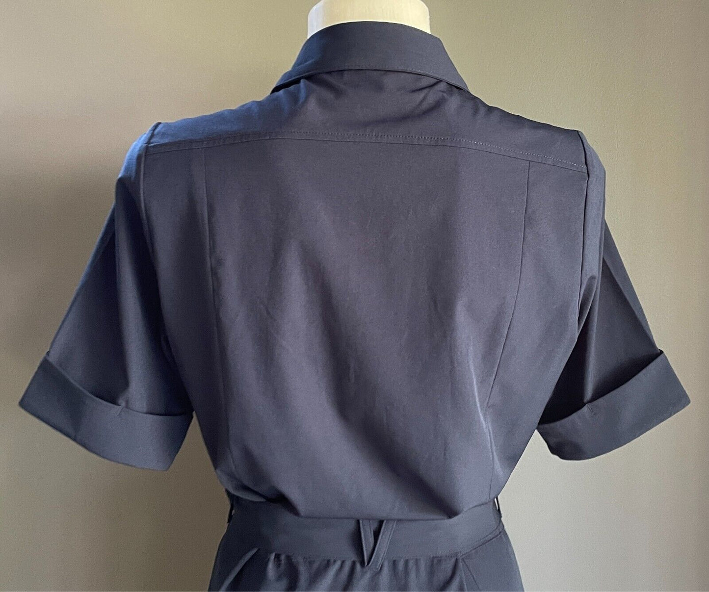 OUTDOOR PERFORMANCE BY TCHIBO  Dress Navy Short Sleeve Size 36 AU 8 Waist Tie