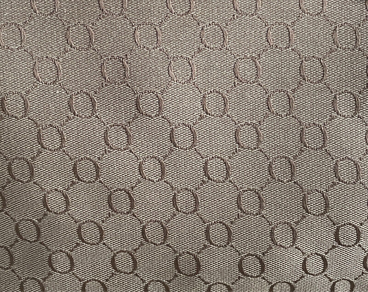 OROTON Cream & Beige Jacquard Monogram Print Tote/Handbag Double Straps Dust Bag