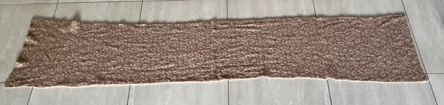 KATIES Neck Scarf  Winter Caramel Tan Leopard Animal Print Knit Smart Casual NEW