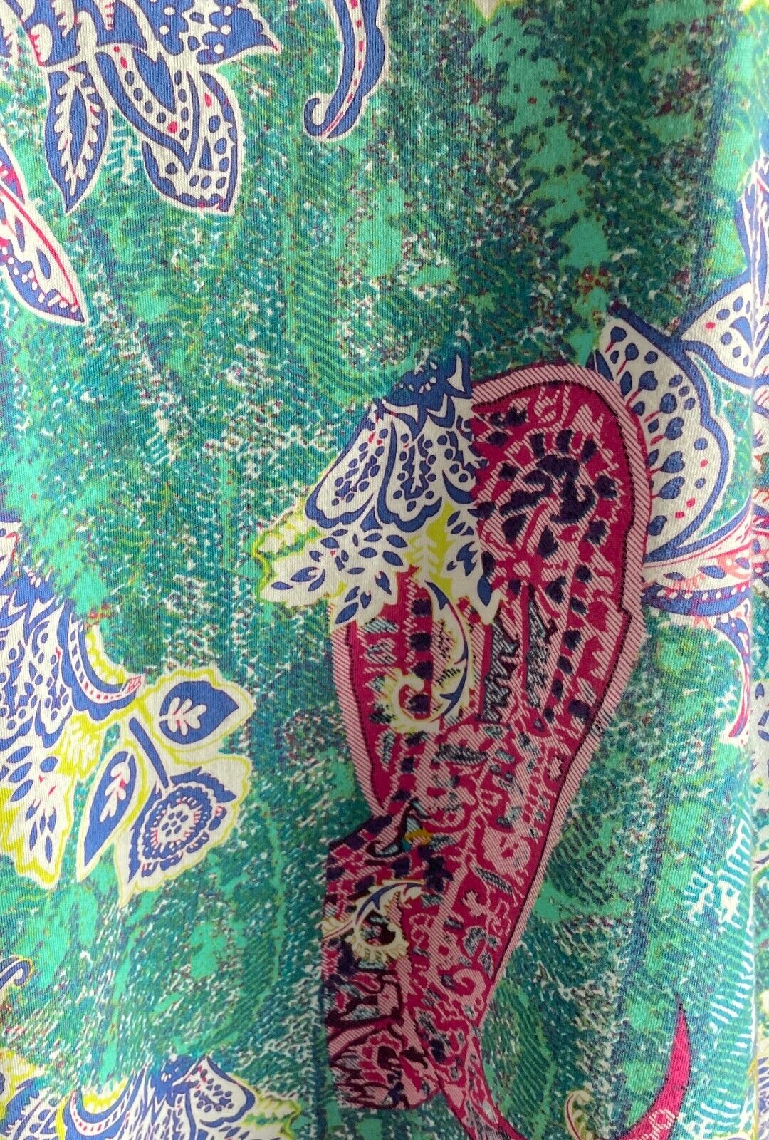 BEME Cotton Top Cut Out Shoulder Bright Coloured & Print Stretch Plus Size XL