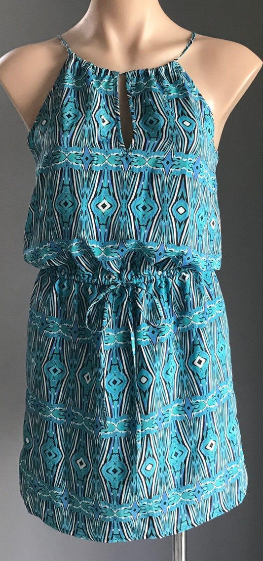 FOREVER 21 Dress MultiColoured Geo Print Sleeveless Ladies Size M 10 12 NEW