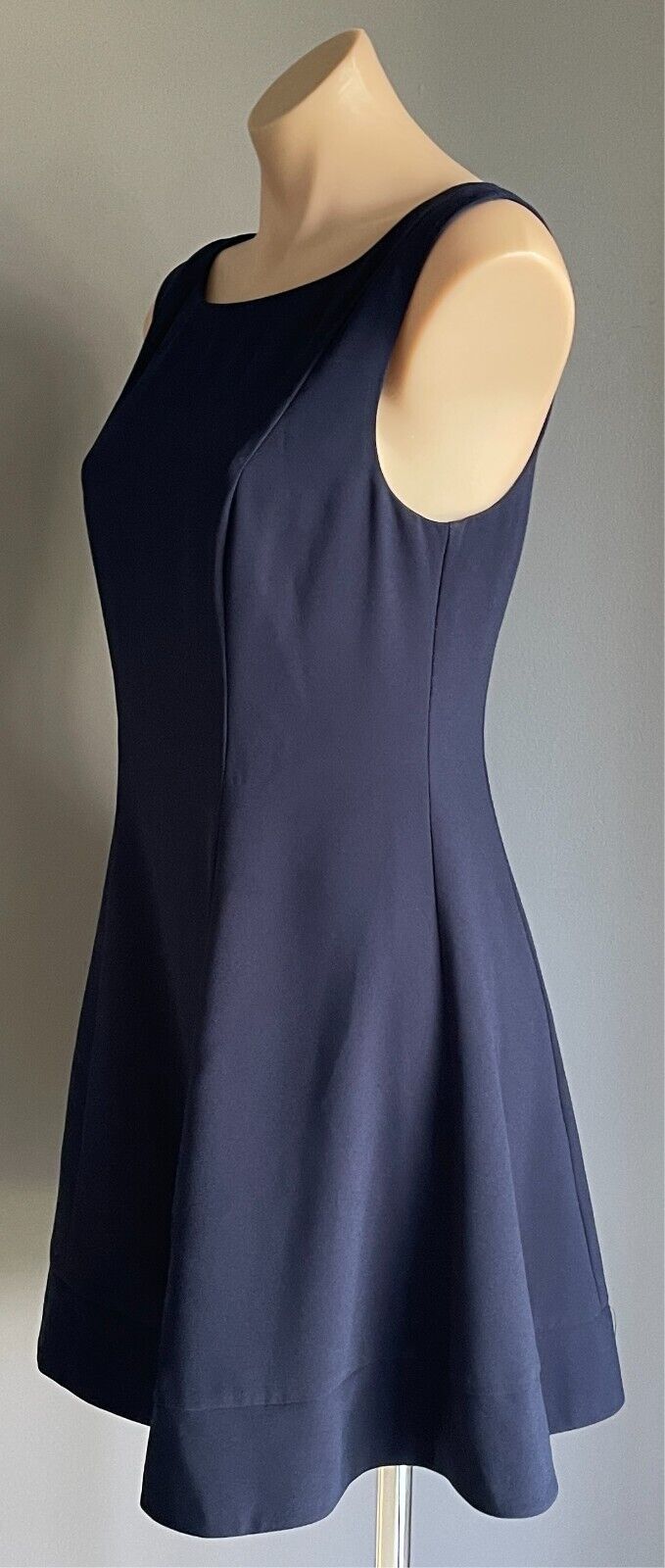 FOREVER NEW A-Line Dress Navy Blue Size 10 Sleeveless Short Length