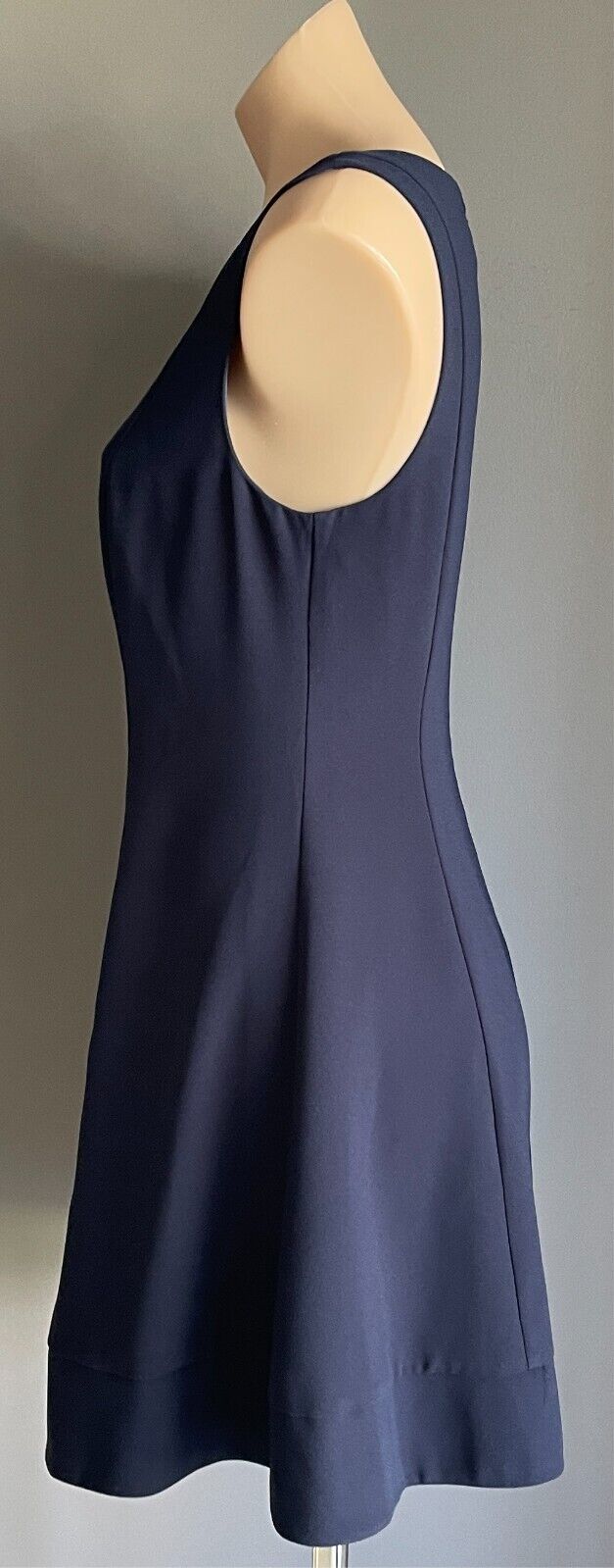 FOREVER NEW A-Line Dress Navy Blue Size 10 Sleeveless Short Length