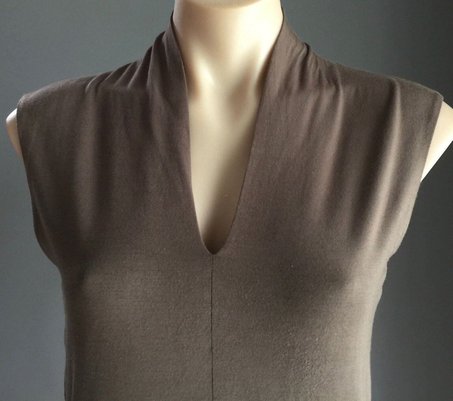 EVENTS Top Khaki Green Stretch Sleeveless Tank Top Ladies Size S 10