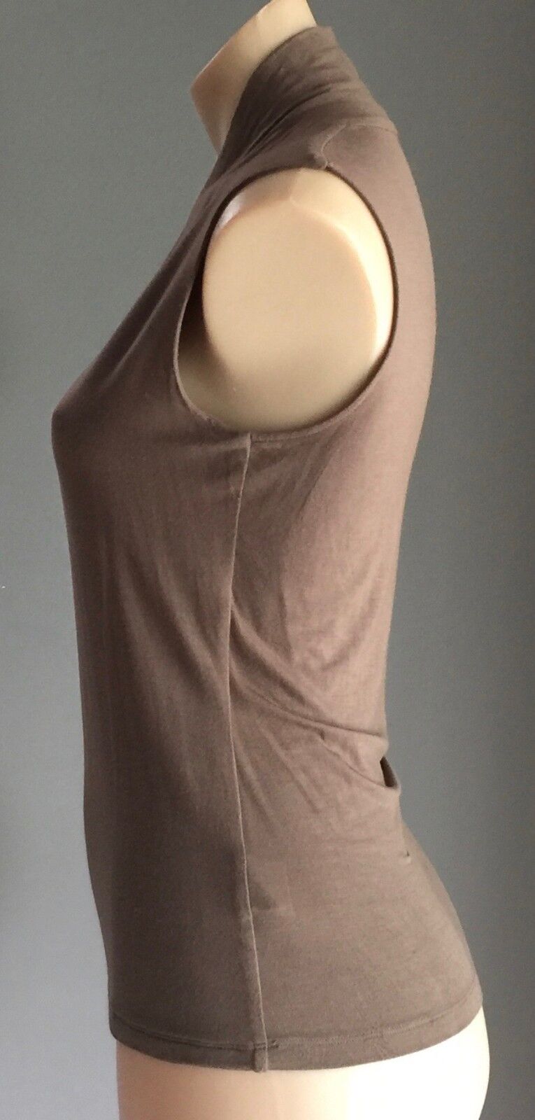 EVENTS Top Khaki Green Stretch Sleeveless Tank Top Ladies Size S 10