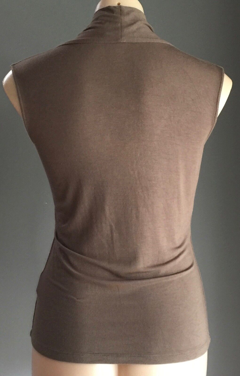 EVENTS Top Khaki Green Stretch Sleeveless Tank Top Ladies Size S 10