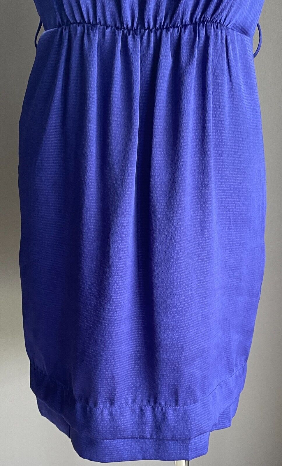 COOPER ST Halter Neck Dress Size 8 10 Cobalt Blue Sleeveless Elastic Waist
