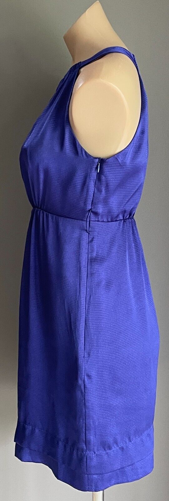 COOPER ST Halter Neck Dress Size 8 10 Cobalt Blue Sleeveless Elastic Waist