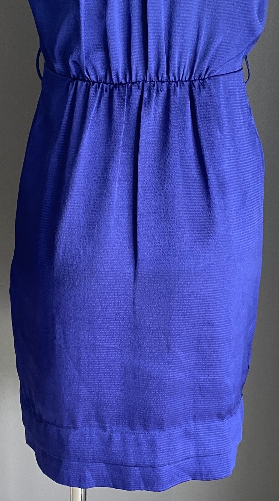 COOPER ST Halter Neck Dress Size 8 10 Cobalt Blue Sleeveless Elastic Waist
