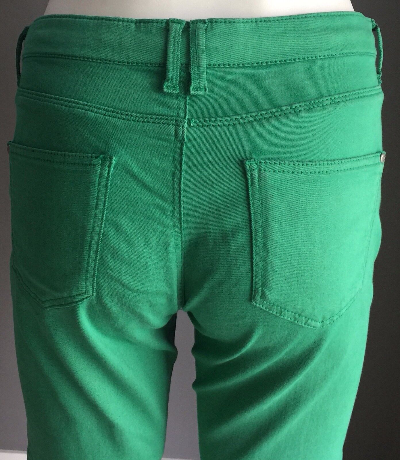 TOPSHOP Moto Leigh Size 12 Jeans Soft Denim  Green W 30 L 30 AU 10 NEW