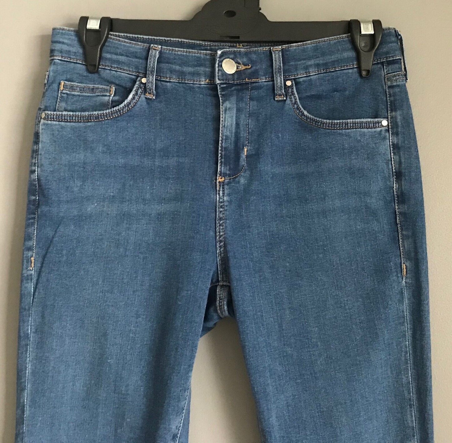 TOPSHOP Moto Jeans Size 10 Distressed Skinny Stretch Denim W28 L32