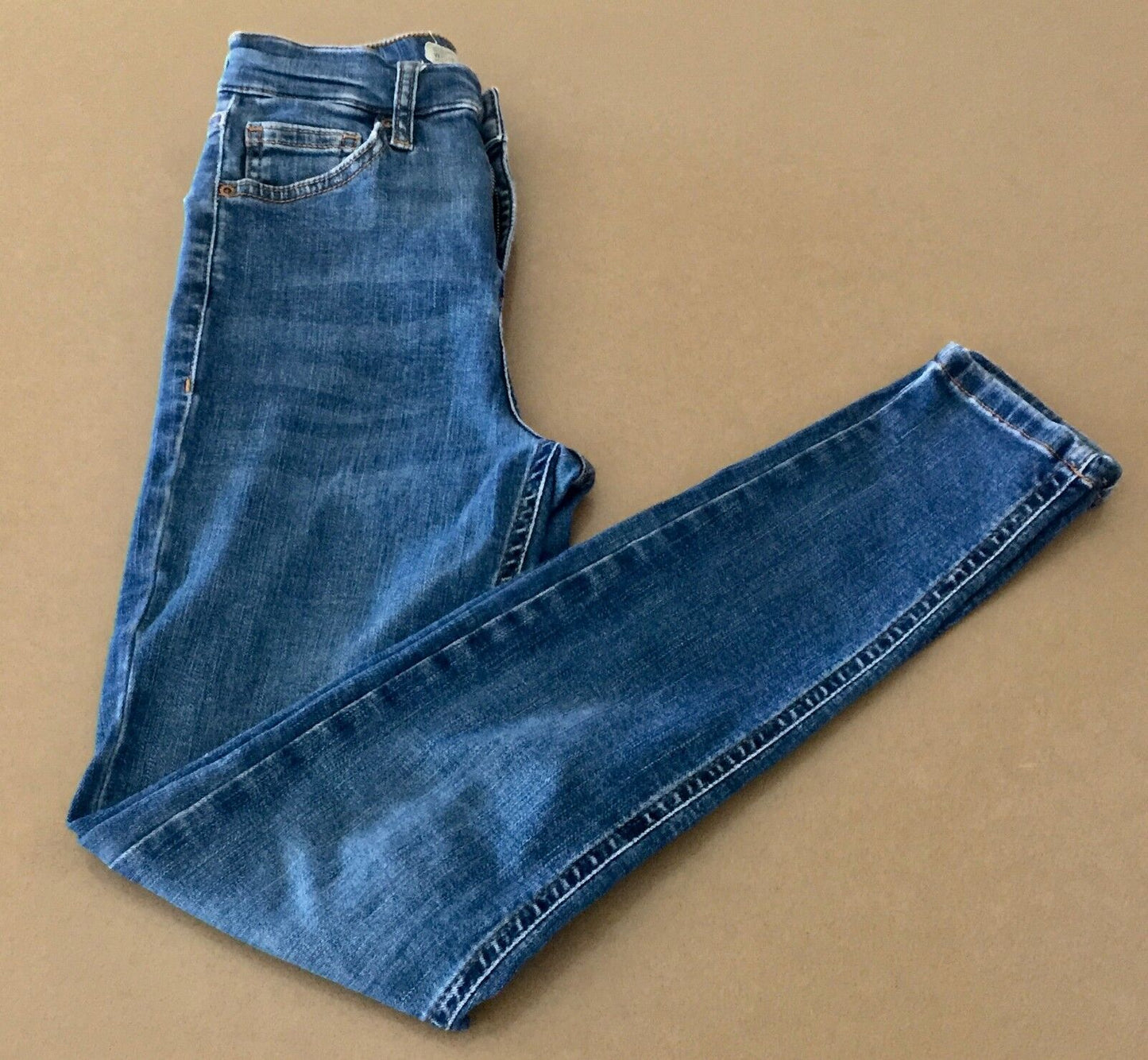 TOPSHOP Moto Jamie Jeans Size 6 Skinny Denim  High Waist Ladies W25 L30 AU 6