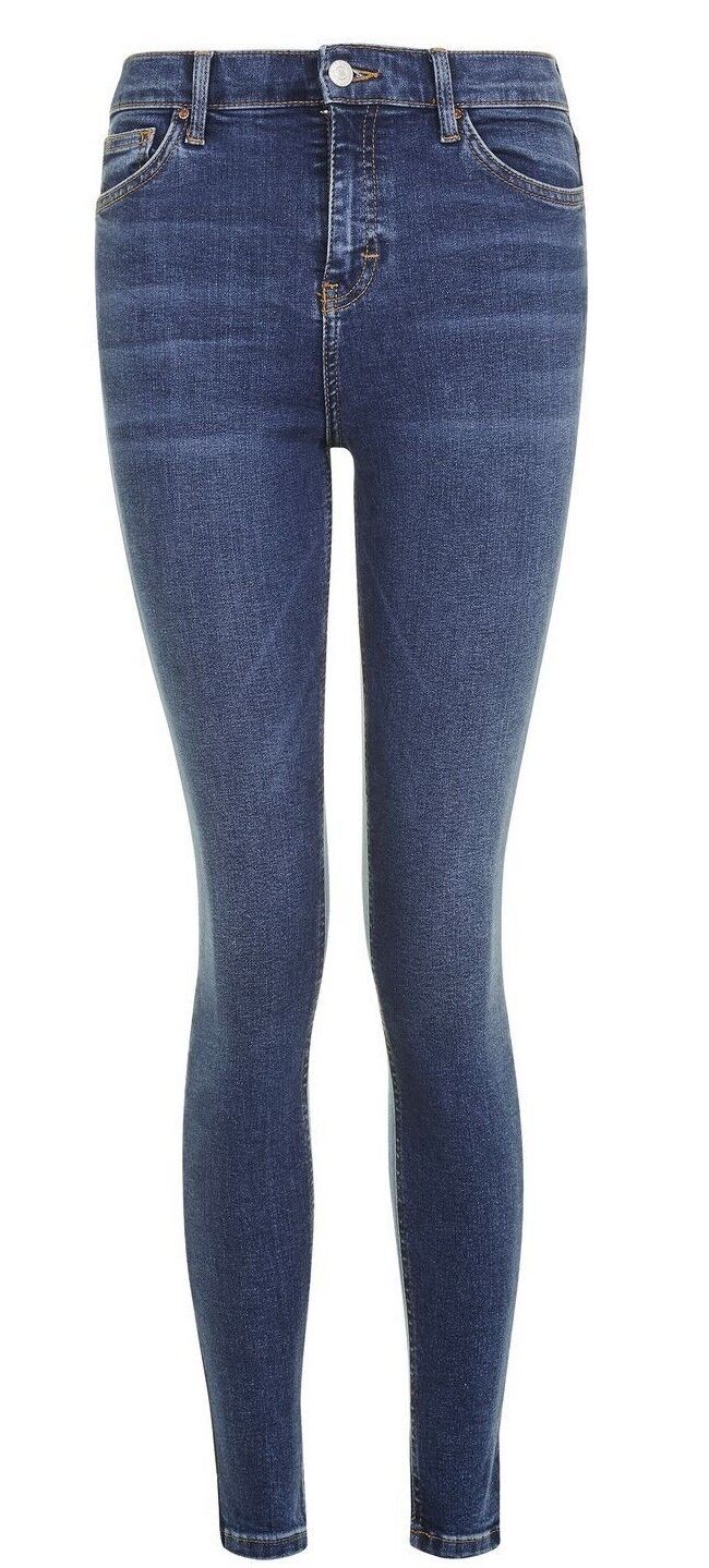 TOPSHOP Moto Jamie Jeans Size 6 Skinny Denim  High Waist Ladies W25 L30 AU 6