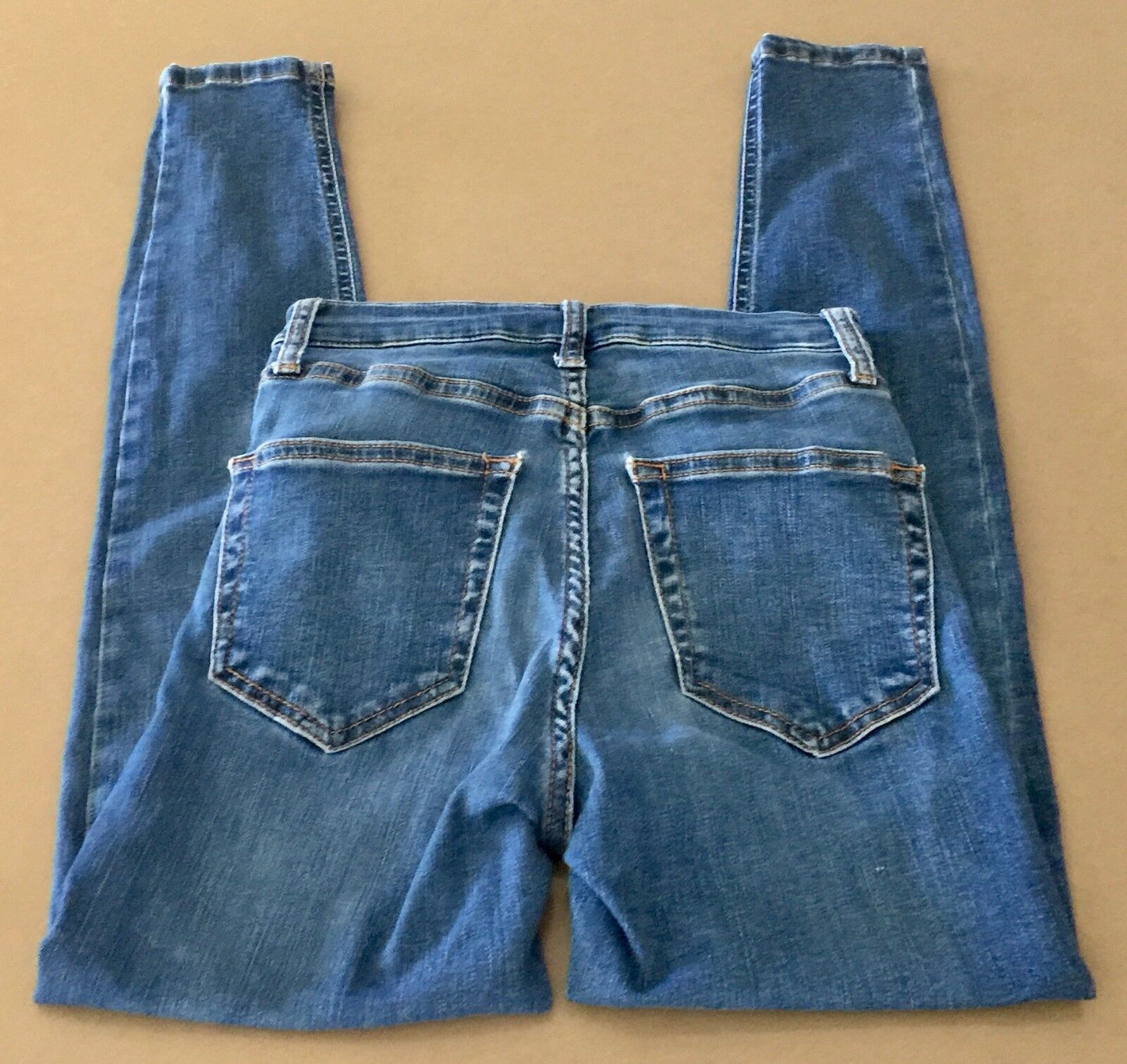 TOPSHOP Moto Jamie Jeans Size 6 Skinny Denim  High Waist Ladies W25 L30 AU 6