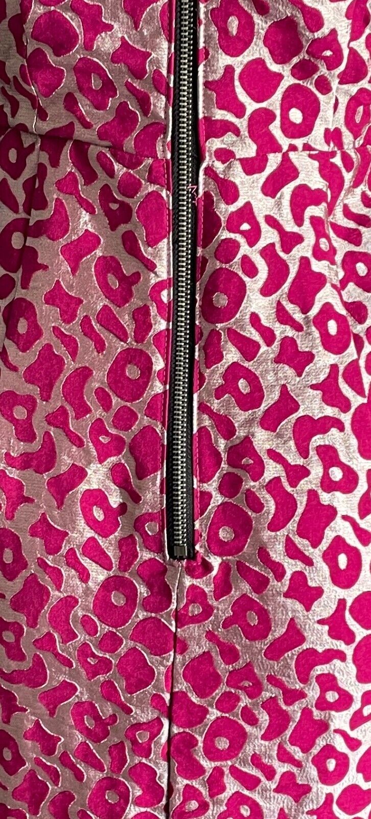 TATTOO Mini Dress Fuchsia Pink & Pink Animal Print Sleeveless Sheath Size 8 NEW