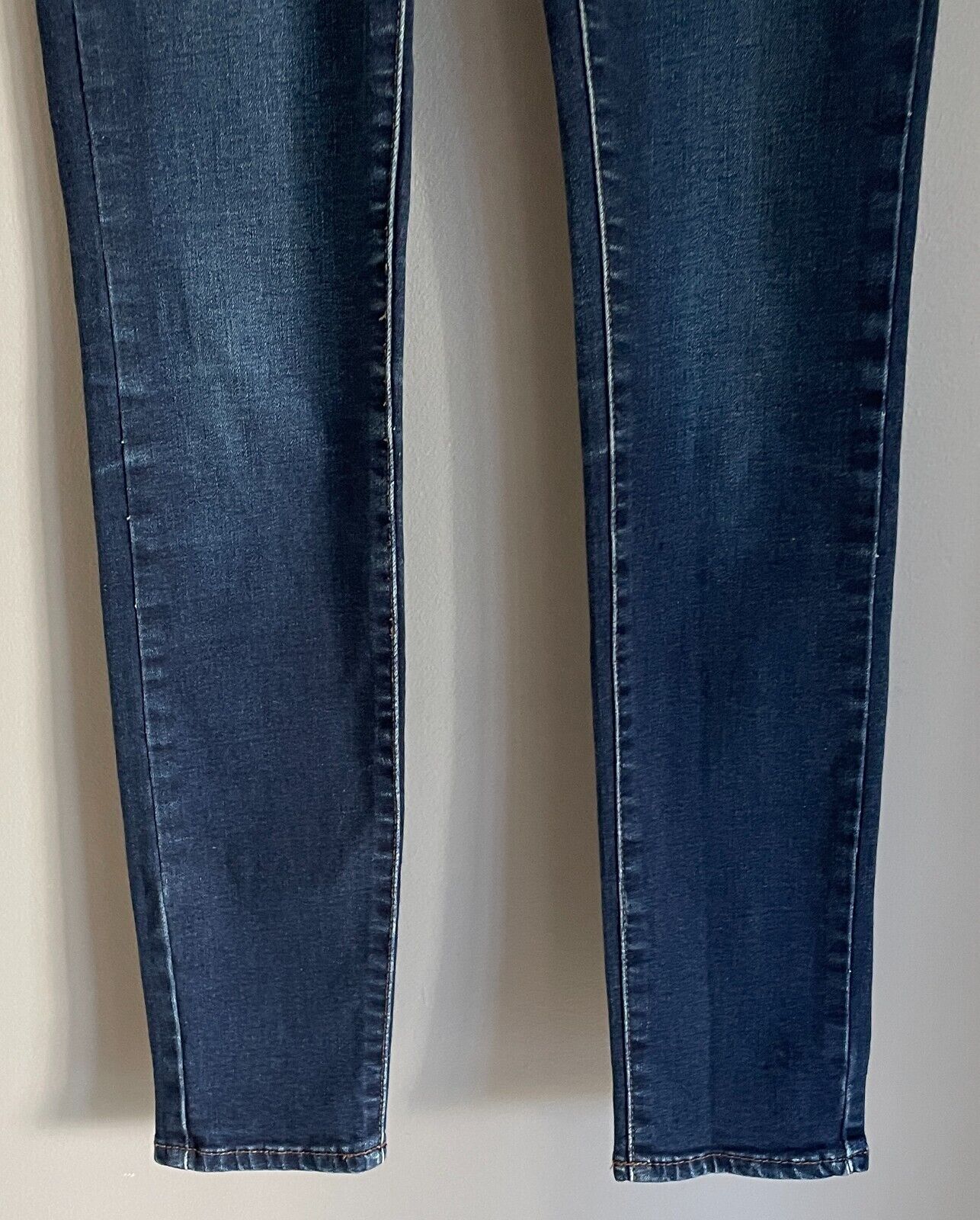 REFUGE Blue Stretch Denim Corset Waist Jeans Size 2 AU 6 Skinny Leg Style