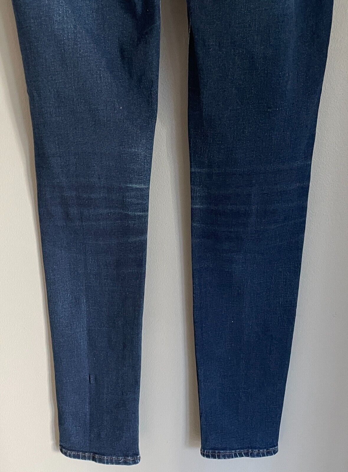 REFUGE Blue Stretch Denim Corset Waist Jeans Size 2 AU 6 Skinny Leg Style