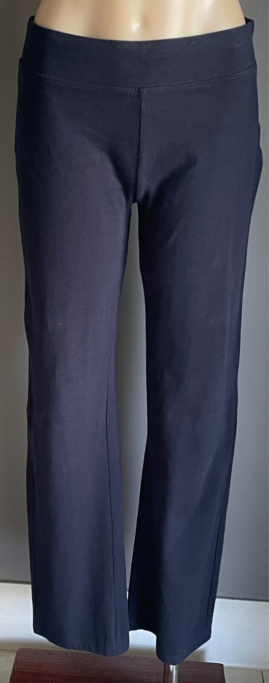 MILLERS Navy Leggings Straight Leg Size 10 Stretch Pull On Full Length NEW