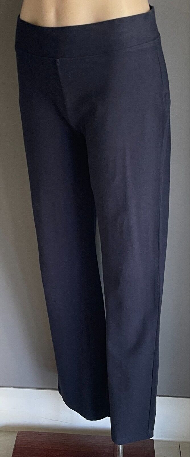 MILLERS Navy Leggings Straight Leg Size 10 Stretch Pull On Full Length NEW