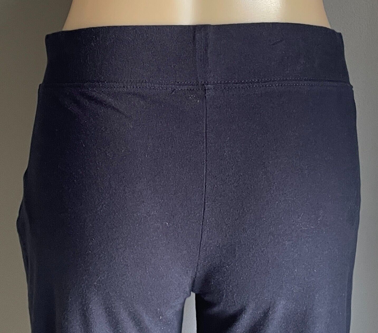 MILLERS Navy Leggings Straight Leg Size 10 Stretch Pull On Full Length NEW